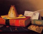 Still Life Writing Table - 威廉·迈克尔·哈尼特